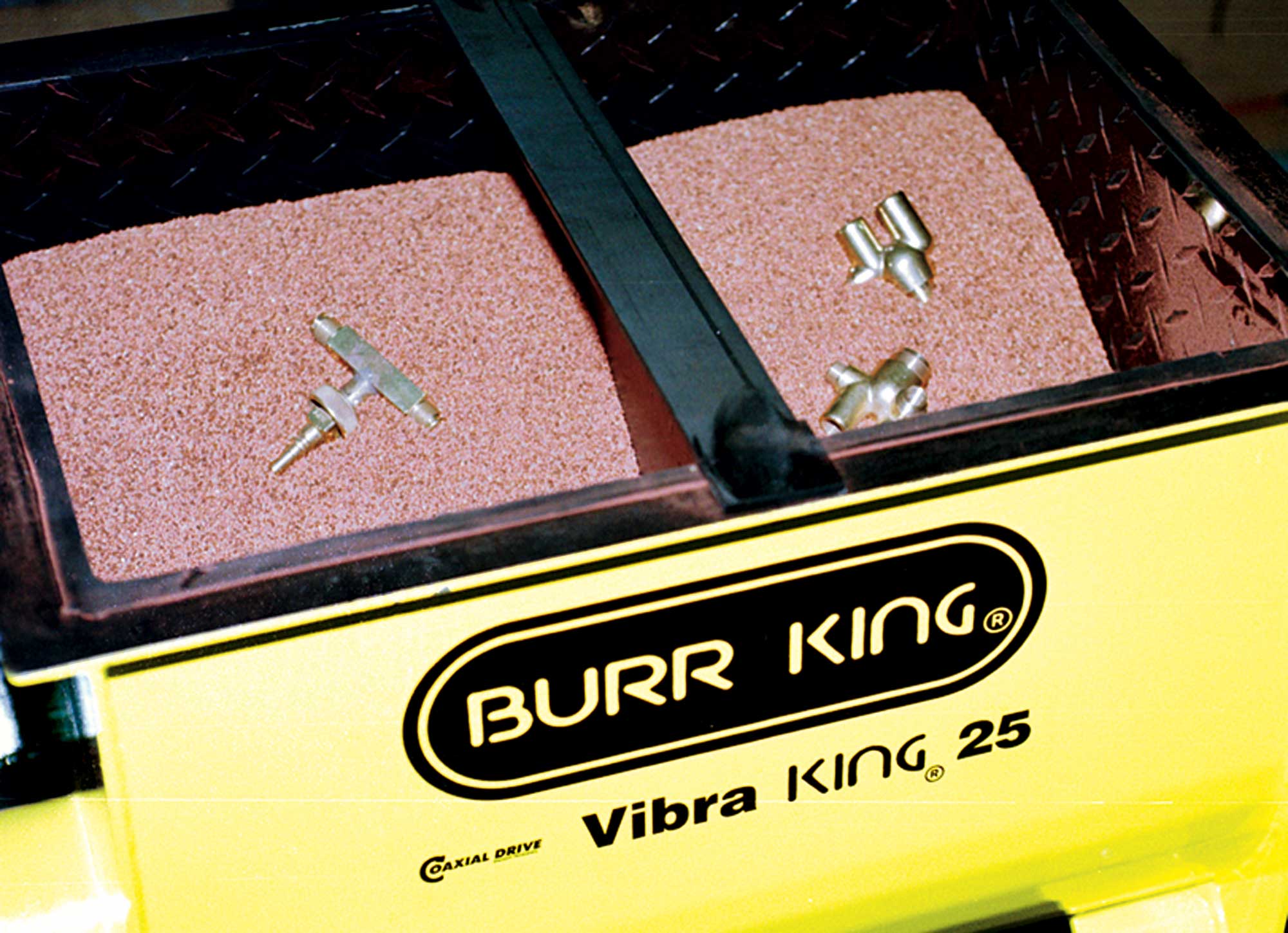 3350 divider installed in Burr King VibraKing 25